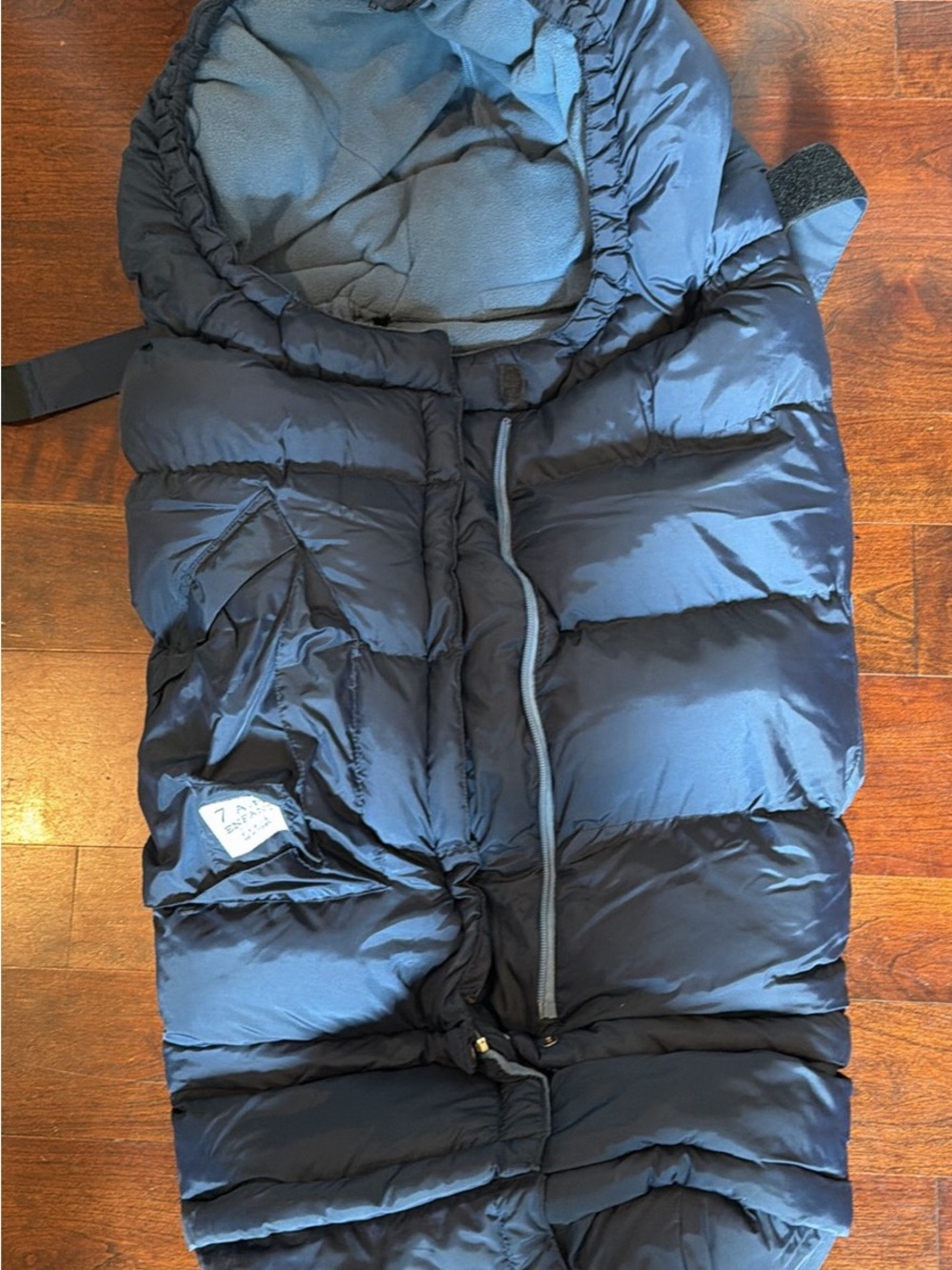 Kids Puffer Jacket in Navy - Brand Unspecified